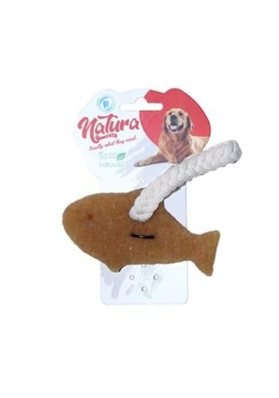 Natura Doğal Kauçuk Balık Köpek Çiğneme Oyuncağı Pth-059