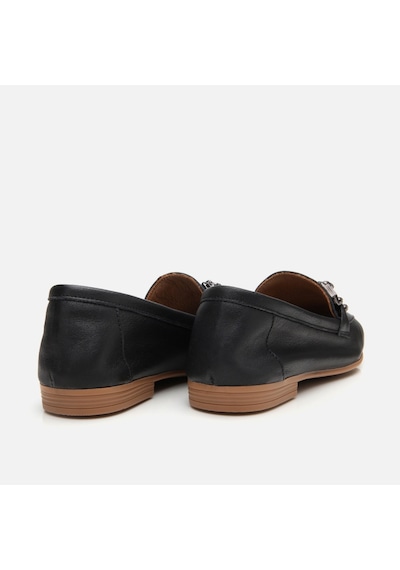 Hotiç Hakiki Deri Siyah Kadın Loafer 01ayh306730a100 Siyah-black Siyah