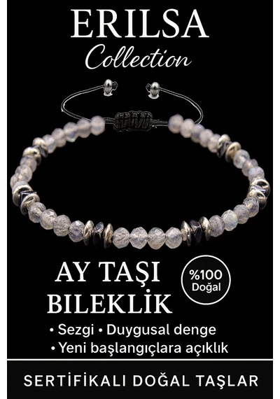 Sertifikalı Fasetli Aaa+ Terahertz Ve Ay Taşı Bileklik İnce Mod Çok Renkli