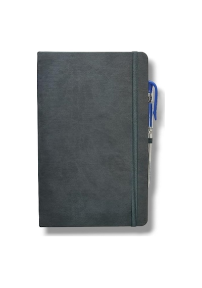 Tarihsiz 13x21 Gri Çizgili Defter İvory Kağıt Diğer