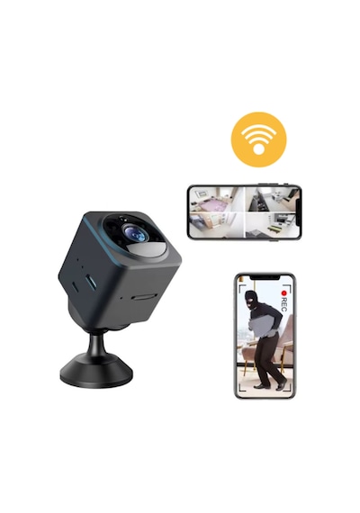 Mini Wifi Kamera 1080p Hd Gece Görüşlü Hareket Algılama İki Yönlü Ses Kablosuz Güvenlik Kamerası