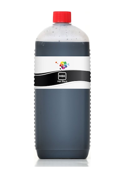 QC Epson Stylus Photo R1900 Uyumlu Yazıcı Mürekkebi 1000ml MBK Mat Black Mat Siyah Pigment