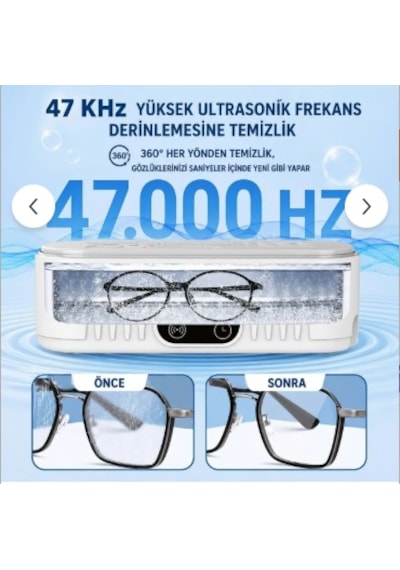 Ultrasonik Temizleyici Gözlük Takı Temizleme Makinesi 220v Dijital Ultrasonik Yıkama Cihazı