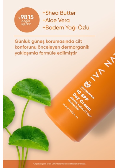Iva Natura Organik SPF 10 Nemlendirici Gündüz Kremi 50 ML