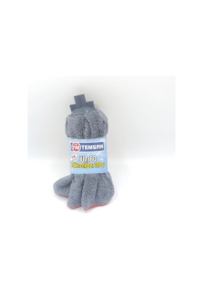 Temsan Jumbo Microfiber Havlu Mop Gri