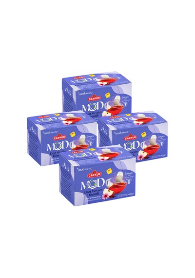 Mod Dört Mevsim Dinamik Bardak Poşet Çay 2x20 40gr. Dörtlü Paket