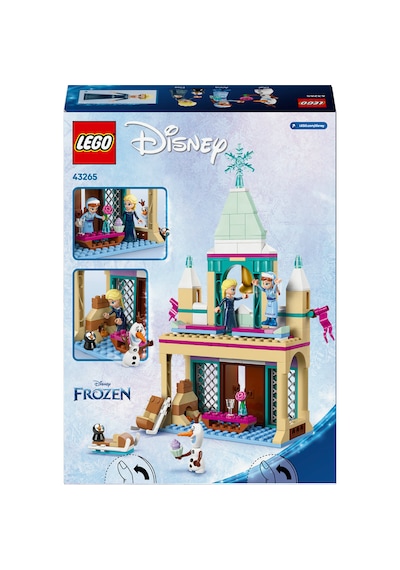 LEGO® ǀ Disney Frozen Arendelle Karlar Ülkesi Şatosu 43265 - 5 Yaş ve Üzeri Prenses Seven Çocuklar için Yaratıcı Oyuncak Yapım Seti (177P)