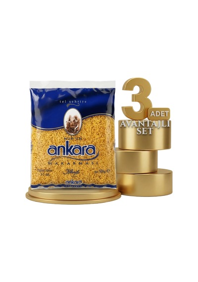 Ankara Makarna Tel Şehriye 3x500 Gr