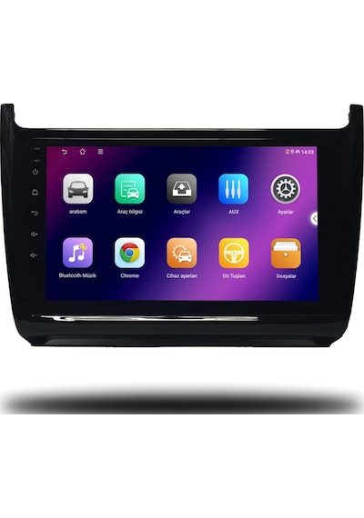 Caros Volkswagen Polo 2014-2018 Uyumlu Android Multimedya 1gb Ram 16gb Hafıza 9"