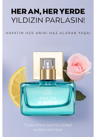 Avon Luck Eau So Free Kadın Parfüm EDP 30 ML Avon Luck Eau So Free Kadın Parfüm EDP 30 ML