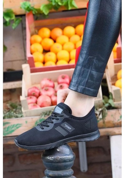 Jump 24853 Siyah Siyah Comfort Casual Anatomik Spor Ayakkabı 001