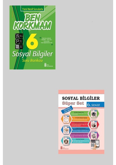 Ata 6.sınıf Yeni Nesil Sorularla Ben Korkmam Sosyal Bilgiler + Süper Set