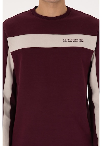 U.s. Polo Assn. Erkek Plum Sweatshirt 50316354-vr177 New Plum