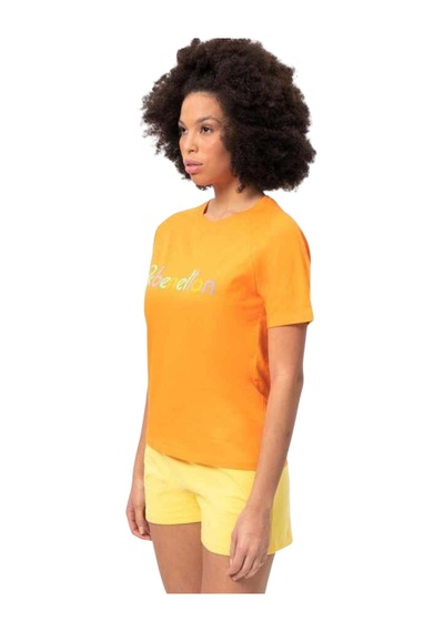United Colors Of Benetton Kadın T-shirt Ben.w20360 Turuncu