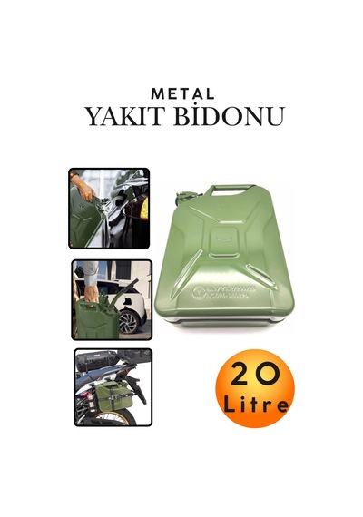 20 Litre Metal Yakıt Bidonu - Araç Port Bagaj Tipi Kalın Antisilikon Kompakt Benzin Mazot Deposu Tekne Motoru, Jeneratör Ve Çim Biçme İçin Sızdırmaz Yedek Yakıt Deposu Araç Motorsiklet Yakıt Taşıma 20 Litre Metal Yakıt Bidonu - Araç Port Bagaj Tipi Kalın Antisilikon Kompakt Benzin Mazot Deposu Tekne Motoru, Jeneratör Ve Çim Biçme İçin Sızdırmaz Yedek Yakıt Deposu Araç Motorsiklet Yakıt Taşıma