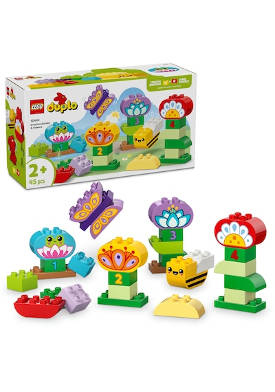 LEGO® DUPLO® Kasabası Yaratıcı Bahçe ve Çiçekler 10444 - 2 Yaş ve Üzeri Küçük Çocuklar için Eğitici Oyuncak Yapım Seti (45 Parça)