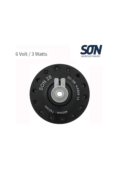 Shimano Son 28 Dinamo Göbek V-fren 6v 3.0watt 36d Qr Siyah Siyah