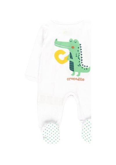 Bobolı Unisex Bebek Tulum Bo.112082 Ekru