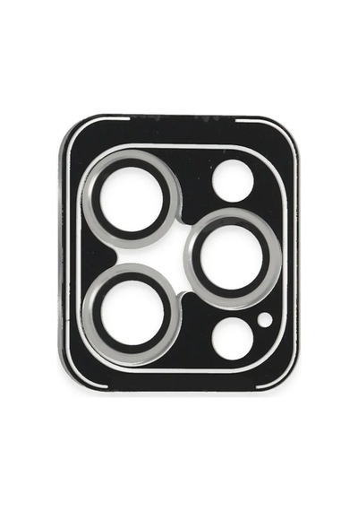Joko iPhone Uyumlu 16 Pro Max Pvd Metal Kamera Lens - Gümüş