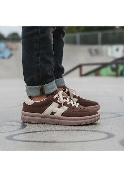 Tuğba Ortopedi 2101 Genç Sneaker Kahverengi