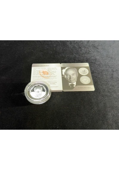 Muhsin Ertuğrul Geleneksel Türk Tiyatrosu Serisi No:6 Gümüş Hatıra Sikkesi Darphane, 925 Ayar, Proof