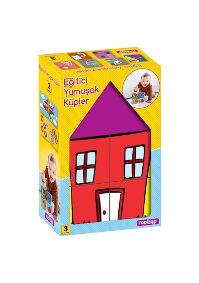 Todizoo Eğitici Yumuşak Küpler