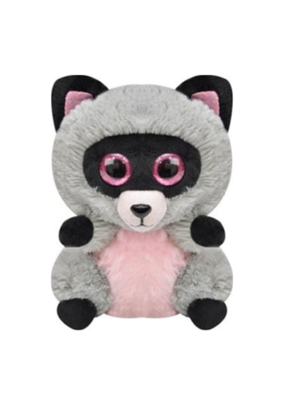 Peluş Rakun 17 Cm Gri
