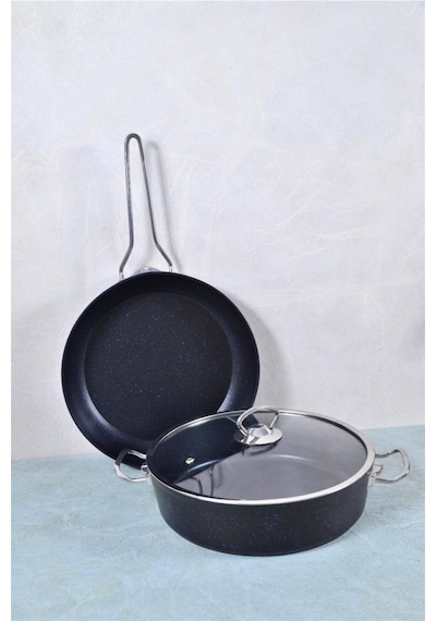 OMS 3 PCS GRANİT SET.(TAVA+KARNIYARIK)
