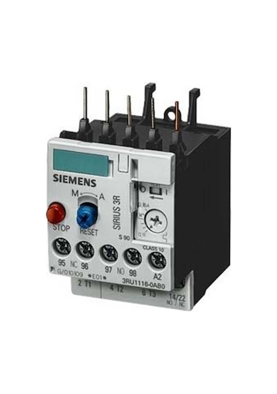 Siemens 3ru1116 1fb0 Sirius Termik Röle Faz Korumalı 60ºc Pano İçi Sıcaklığa Uygun El Otomatik Konumlu 1no 1