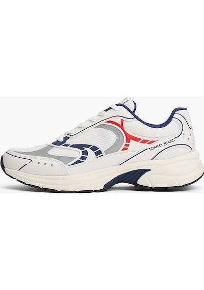 Tommy Hilfiger Erkek Kalın Taban Çok Renkli Sneaker Çok Renkli