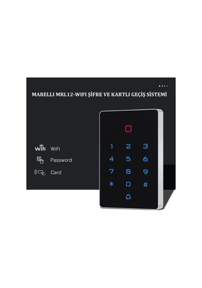 Marelli Mrl12-wıfı Smart Su Geçirmez Wifi Bağlantılı Cep Telefonuyla Açılabilen Kart Ve Şifreli Geçiş Giriş Sistemi Ünitesi