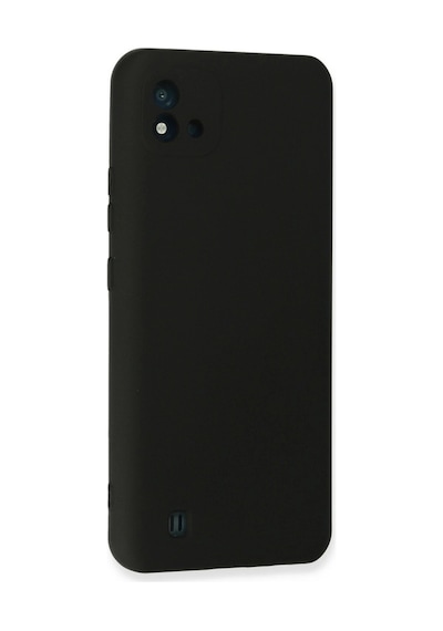 Realme C11 2021 Kılıf Nano İçi Kadife Silikon - Siyah İtdark37031