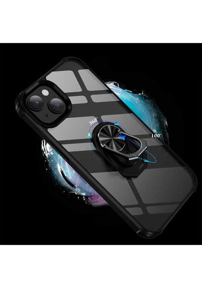 Apple Uyumlu iPhone 14 Plus Tuva Mola Kılıf-siyah