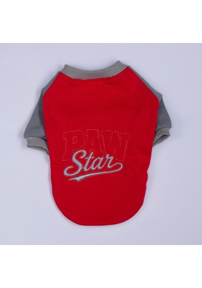 Kırmızı Boston Pawstar Sweat Orta-büyük Irk Köpek Sweatshirt Köpek Sweat Köpek Kıyafeti