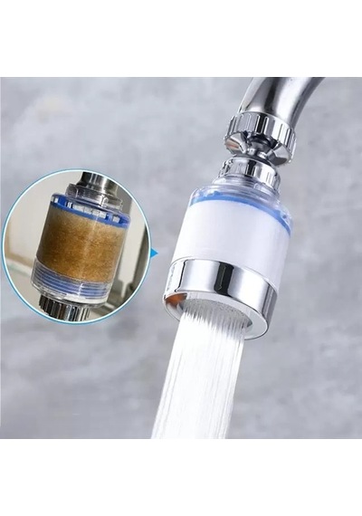 Hubrendy Sh Sunup Sn-27145 Oynar Başlıklı Kireç Önleyici 5 Filtreli Su Tasarruflu Musluk Başlığı