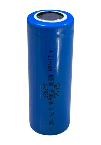 Sertec 3.7v Li-ion 18500 1500 Mah 10c Şarjlı Pil Çok Renkli