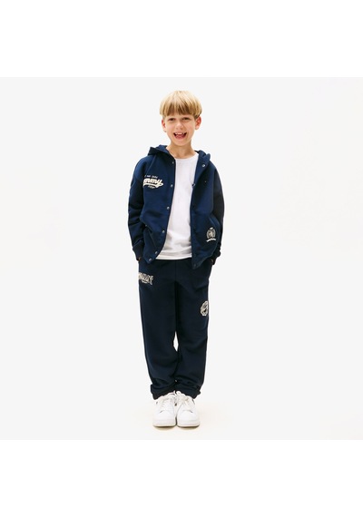 Tommy Hilfiger Varsity Graphic Çocuk Lacivert Eşofman Altı Kb0kb09700 Mavi