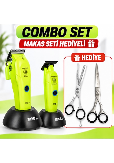 Mrd Hc3969 + Gmt3969 Profesyonel Saç Kesim Ve Çizim Makinesi Seti