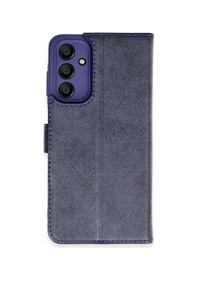 Newface Samsung Galaxy A35 5g Kılıf Trend S Plus Kapaklı Kılıf - Lacivert