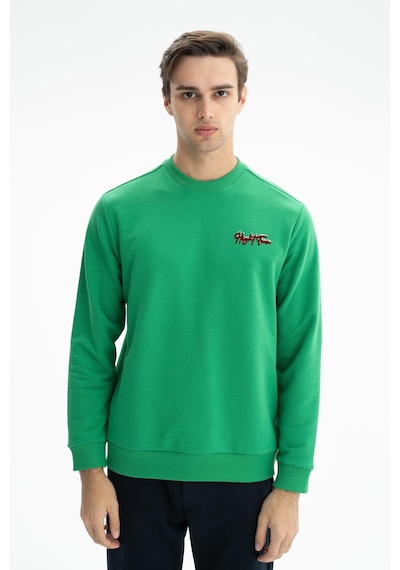 AR-MA Arma Erkek Regular Fit Şardonsuz 3 İplik Bisiklet Yaka Sweatshırt 001