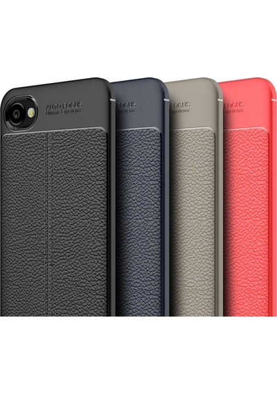Htc Desire 12 Kılıf Deri Tarzı Niss Silikon Case