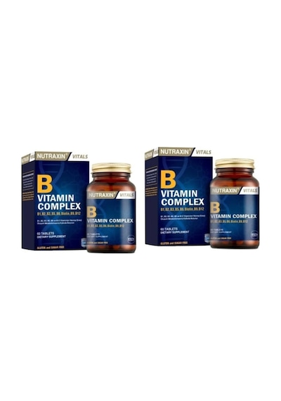 Nutraxin Vitamin B Complex 60 Tablet 2 Adet