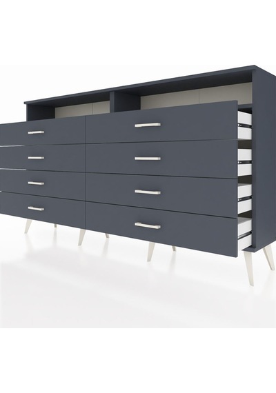 Arges Konsol 2 Raflı 8 Çekmeceli 176x30x99 Antrasit-antrasit Antrasit-antrasit Arges Konsol 2 Raflı 8 Çekmeceli 176x30x99 Antrasit-antrasit Antrasit-antrasit