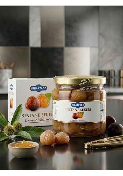 Kestane Şekeri - Şerbetli Kavanoz - 450 Gr