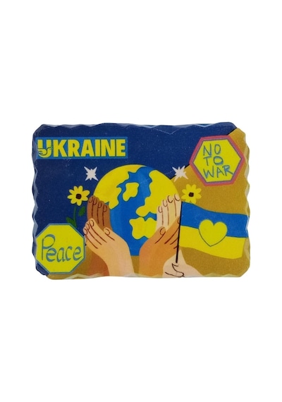 Ukrayna Temalı Kırık Magnet
