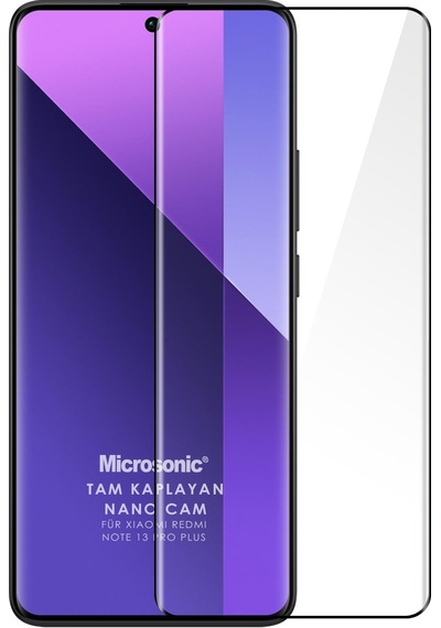 Microsonic Xiaomi Redmi Note 13 Pro Plus 5g Tam Kaplayan Nano Cam Ekran Koruyucu