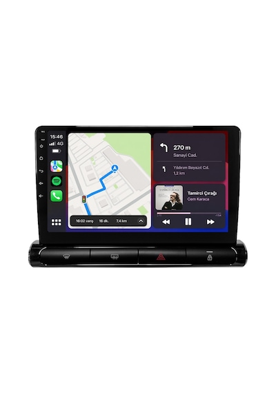 Citroen C4 Cactus Android Multimedya 2014-2020 Carplay Android Auto Navigasyon 4gb Ram 64gb 9"
