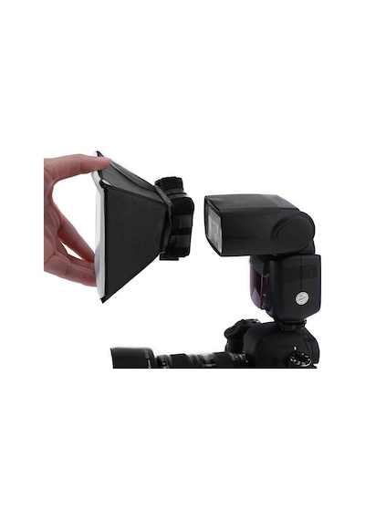 Tepe Flaşları için Raypro 10X13 Cm Flaş Softbox Difüzör