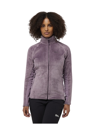 Jack Wolfskin Kadın Polar Ceket Rotwand Tam Fermuar Renkli Renkli