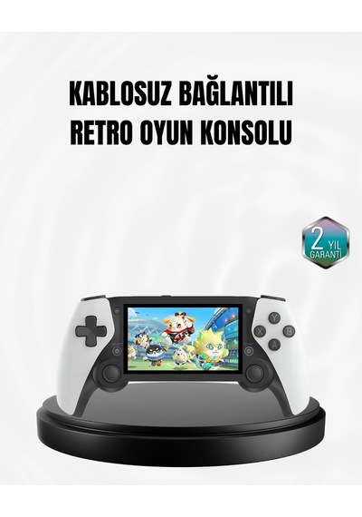 4.3 İnç Ekranlı Retro Oyun Konsolu 64 Gb Hafızalı, Şarjlı Ve Multimedya Destekli Najmaddin